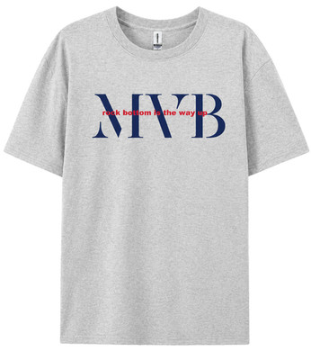 MVB rock bottom is the way up Short Sleeve Men's 100% Cotton  size  XL, 2XL