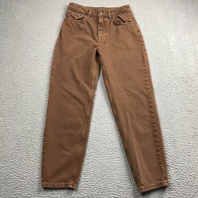 KSUBI Jeans Women 25 Brown Playback Straight Leg Cotton Denim High Rise