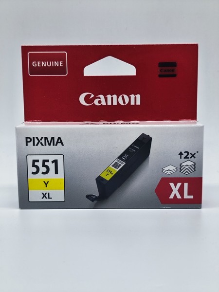 Original Canon CLI-551XL Gelb Tintenpatronen - 6446B004 - Pixma Ip7250 MG5450-image
