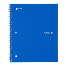 Mead 523807635 Wirebound Notebook 1 Subject 100 Sheets