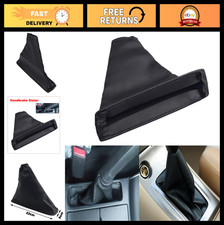 Manual Shift Boot Cover Black Leather For Car Gear Stick Handbrake - Fits Coro Manual Shift Boot Cover Black Leather For Car Gear Stick Handbrake - Fits Coro