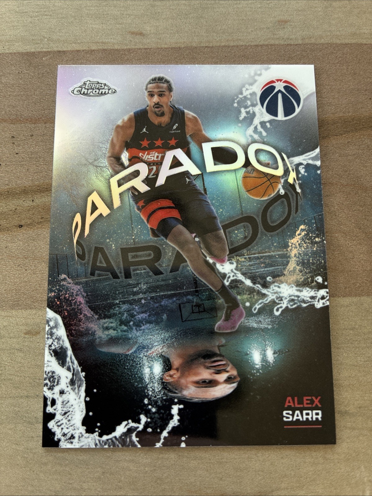 2025-26 Topps Chrome PARADOX Case Hit SSP Alex Sarr #PX-14 Washington Wizards