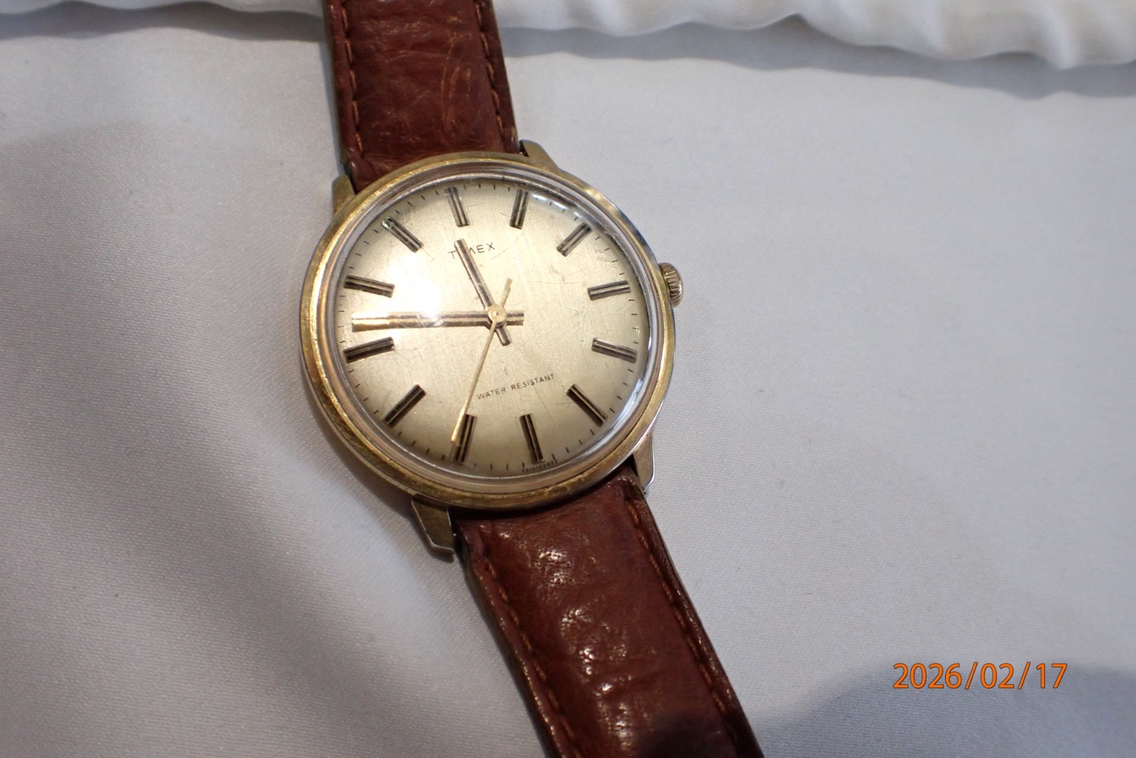 Montre mécanique Timex vintage pour collectionneur style anglais chic