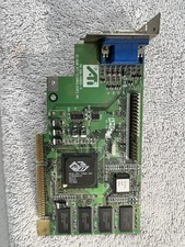 ATI Rage Pro Turbo AGP Graphics Card w/ Rare Memory Expansion Module   Vintage
