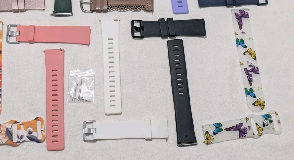 Комплект из 14 многоцветных силиконовых ремешков для часов Fitbit Versa 2 LG A - Изображение 4 из 4