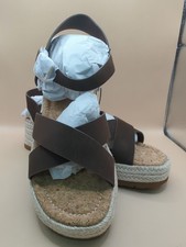 MIA Nikky Ankle Strap Platform Wedge Sandal W...
