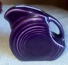 Fiesta Mini Disc Pitcher Creamer Plum Produced 2001-2016 Retired