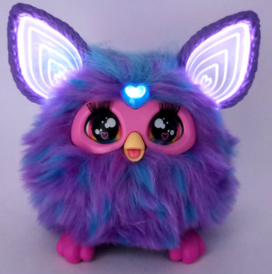 Hasbro Furby Lila Französisch interaktiv ohne OVP getestet Zubehör noch sealed