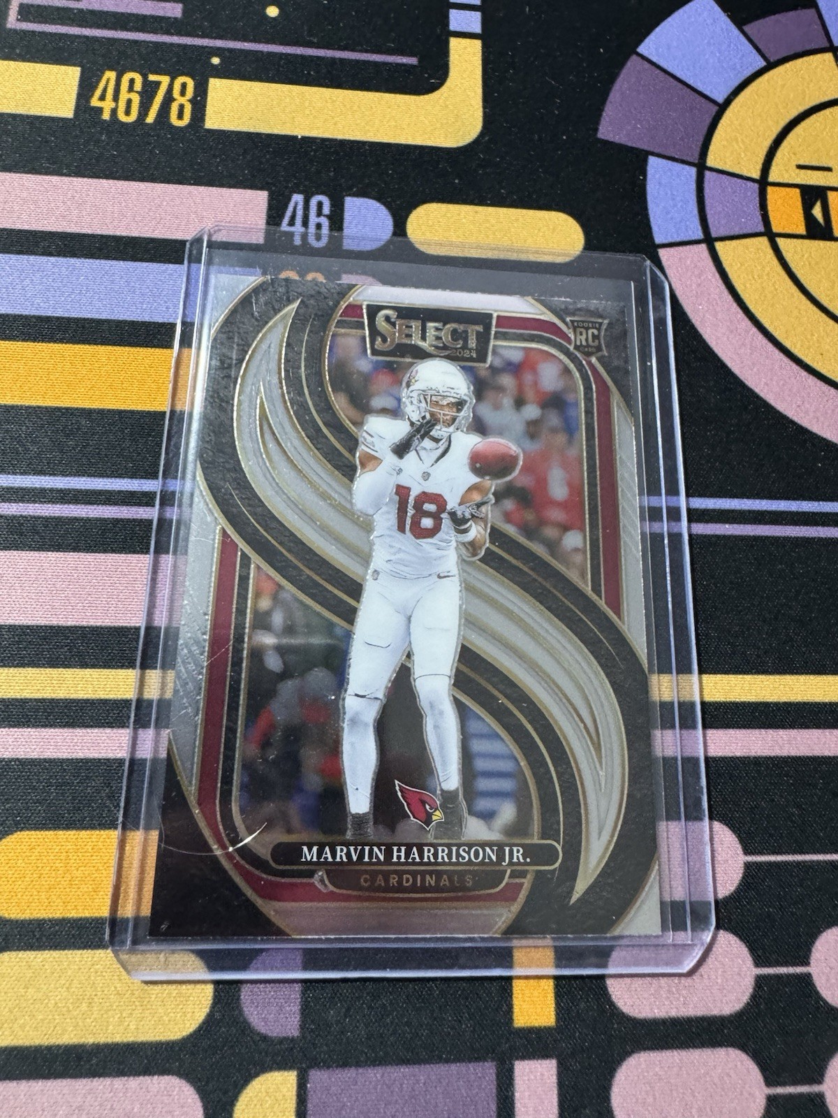 2024 Panini Select Marvin Harrison Jr. Premier Level Rookie RC #115 Cardinals