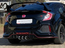 Remus Sportauspuffanlage + option. Klappe Honda Civic 10 FC FK8 Type-R 3x scharf