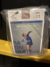 Mondor Footless Nylon Tights LARGE 74 Light Tan   Brand New bodyfresh tights