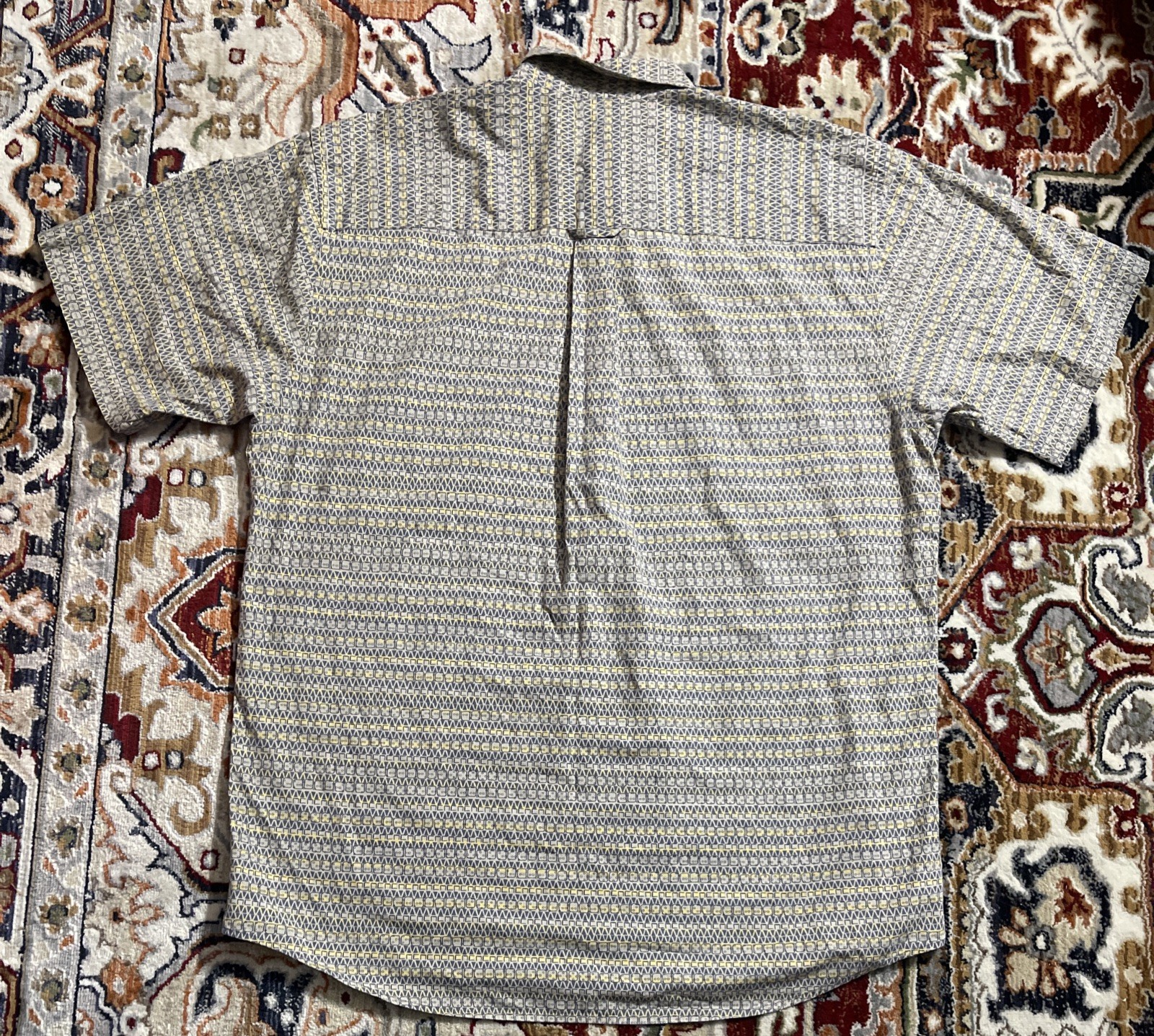 Pendleton Button Down Shirt Geometric Blue Abstra… - image 5