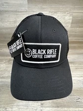Black Rifle Coffee Hat Patch Trucker Cap Adjustable Snapback BRCC Black New