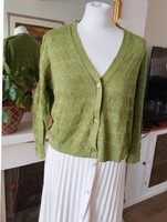 NEW Seasalt Cornwall UK 16 Sweet Day cardigan organic cotton Dill green