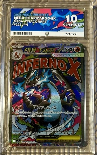 Mega Charizard X ex 223/193 Ace 10  gem mint Pokemon Mega Dream Japanese
