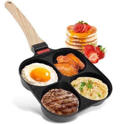 Spiegeleipfanne, Pancake Pfanne mit 4 Pfanne Egg Pan Augenpfanne mit Antihaft...