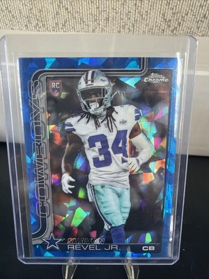 SHAVON REVEL JR 2025 TOPPS CHROME SAPPHIRE ROOKIE RC REFRACTOR #301 Q5692