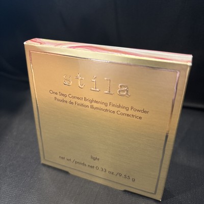 Stila One Step 3 Color Correct Brightening Finishing Powder Blur Pores - Light