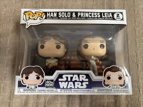 Funko Pop! Vinyl: Star Wars - Han Solo & Princess Leia