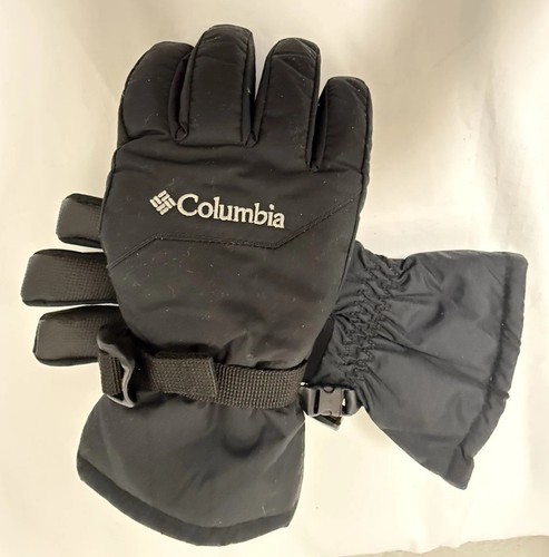 Columbia Size M Youth  Unisex BLK Omni- Tech Adjustable Insulated Winter Gloves