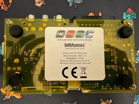 Bitfunx OSSC 1.6 Open Source Scan Converter - Retro Gaming Upcaler - Yellow