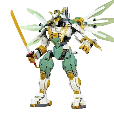 MOC Lloyds Titan Mech Building Set / 876 Pieces & 6 Figures