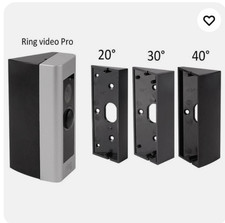 HOLACA Ring Doorbell Pro Angle Mount 20/30/40° Adapter Mounting Plate Bracket