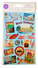 VTG 90s The Gifted Line Michel Co. Grossman Stickers - Tropical Vacation 1pk