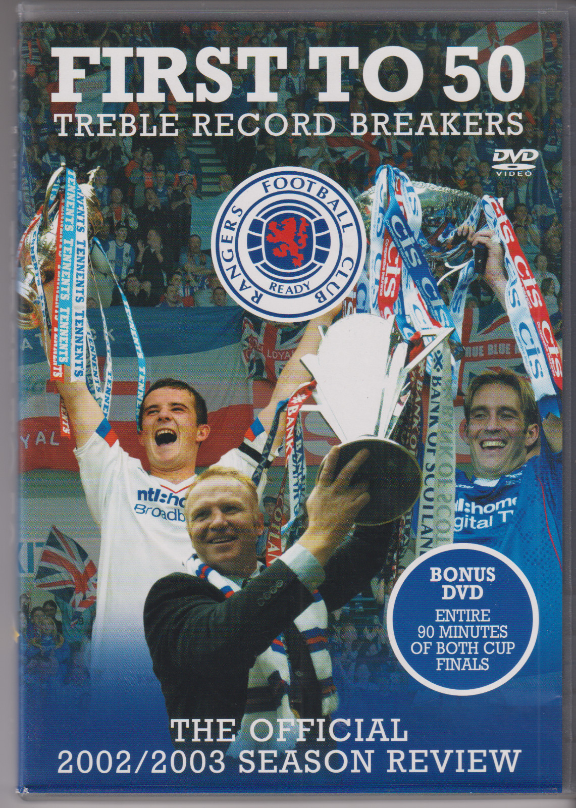 First to 50: Treble Record Breakers, Rangers FC Season Review 2002 / 2003 (DVD)