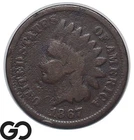 1867 Indian Head Cent Penny