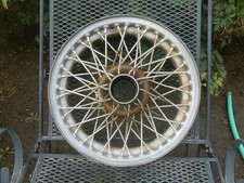 Vintage Original British Wire 60 Spoke Wheel 4.5 X 15 Austin Healey Triumph Mg