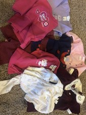 Lot Of Baby Girl Clothes 9-12 Months 9 Pieces