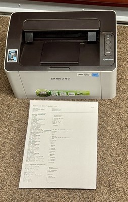Samsung Xpress Wireless Mono Laser Printer M2020W Working With  Toner Low Count
