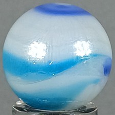 Vicor White Tiger Marble .61 Inches Near-Mint Condition Combined Shipping