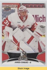 2016-17 Upper Deck AHL Red Jared Coreau #19 READ a4p