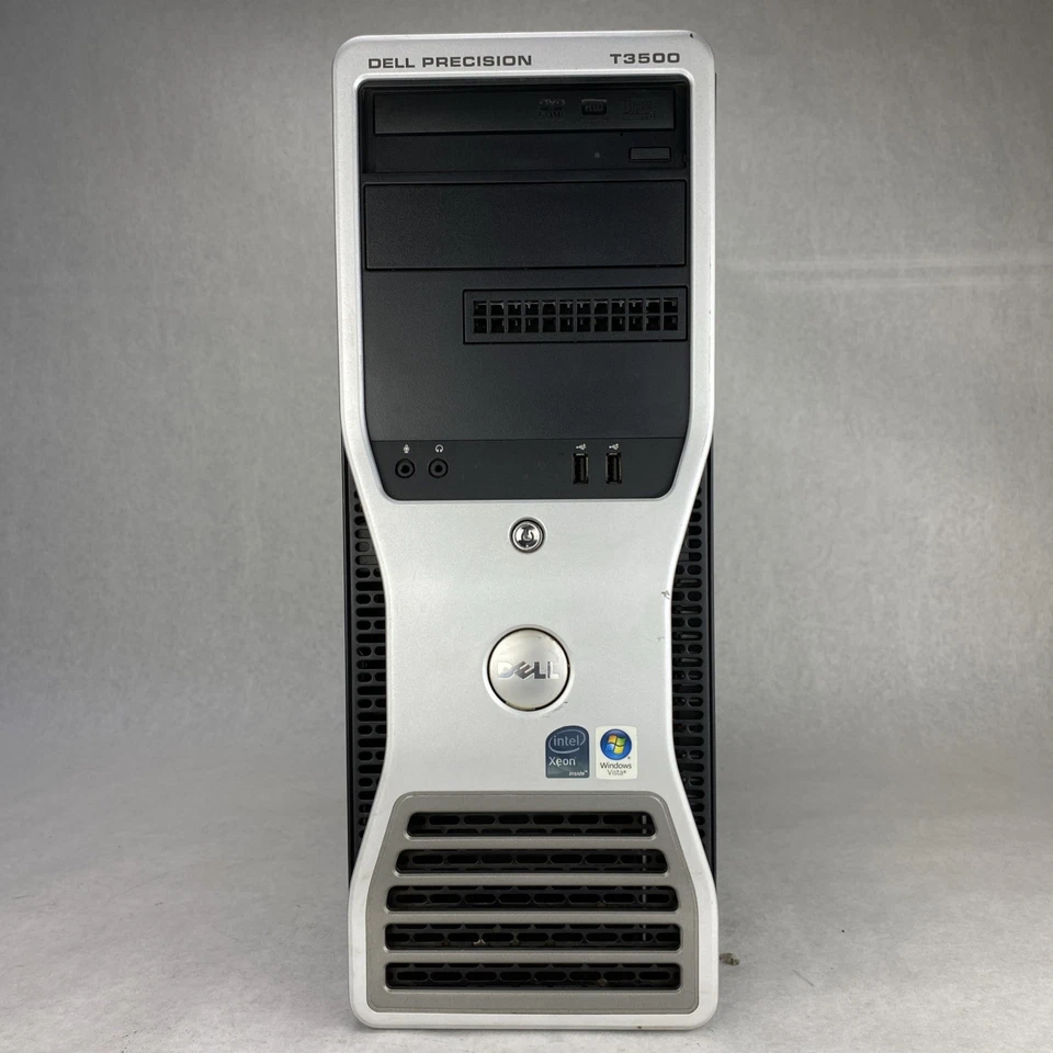 Dell Precision T3500 MT Intel 4 Core Xeon X5570 2.93GHz 8GB RAM No HDD OS READ - Image 2 of 4