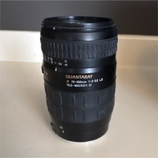 Quantaray 70-300mm f/4-5.6 LD Tele-Macro Telephoto Macro Zoom Lens Manual