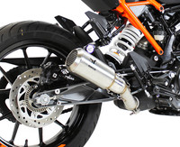 KTM 125 390 Duke 2017-2020 Ixrace MK2 Inox Auspuff Endtopf AM3257S