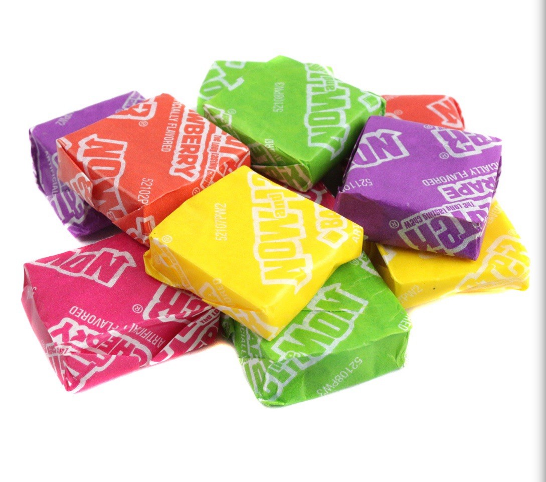 Now & Later Original Mix Flavors Mixed Fruit Chews Bulk Wrapped Candy (2 Pounds)