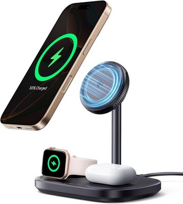 Baseus EnerFill 3-in-1 Kabelloses Ladegerät mit TEC Cooling, 22.5 W Induktiv