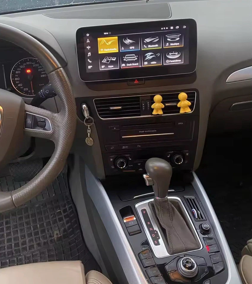 AUTORADIO CARPLAY ANDROID 10.25" AUDI Q5 2009-2017 COMANDI VOLANTE NAVI WIFI - Immagine 2 di 3