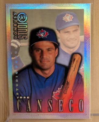 1998 Donruss Studio SILVER PRESS PROOF #14 Jose Canseco RARE PARALLEL /1000