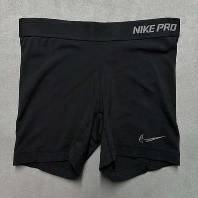 Nike Pro Compression Training Shorts Women Small Black Stretch Casual Sportswear
