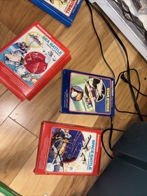 Intellivision Video Game Cartridges Lot Of 11 Games With Overlays Tested