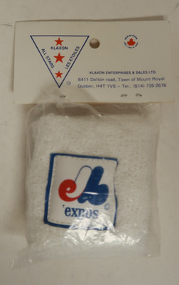 Montreal Expos Pro Wristband Set All Stars White 2.5'' Long Made in Canada