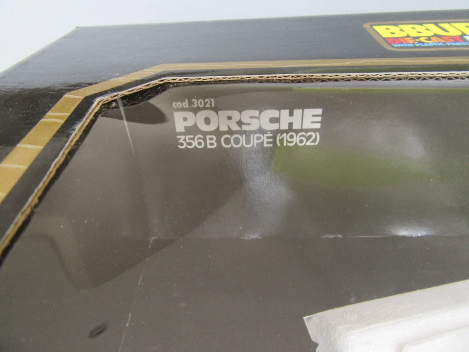C453 Burago 3021 Italia Caja Vacía 1:18 Para Porsche 356B Coupé 1962 BBurago - Imagen 4 de 4