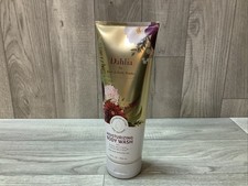 Bath  Body Works Dahlia Moisturizing Body Wash Shea Cocoa 10oz Discontinued NEW