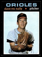 1971 Topps Dave McNally VG+ Baltimore Orioles #320