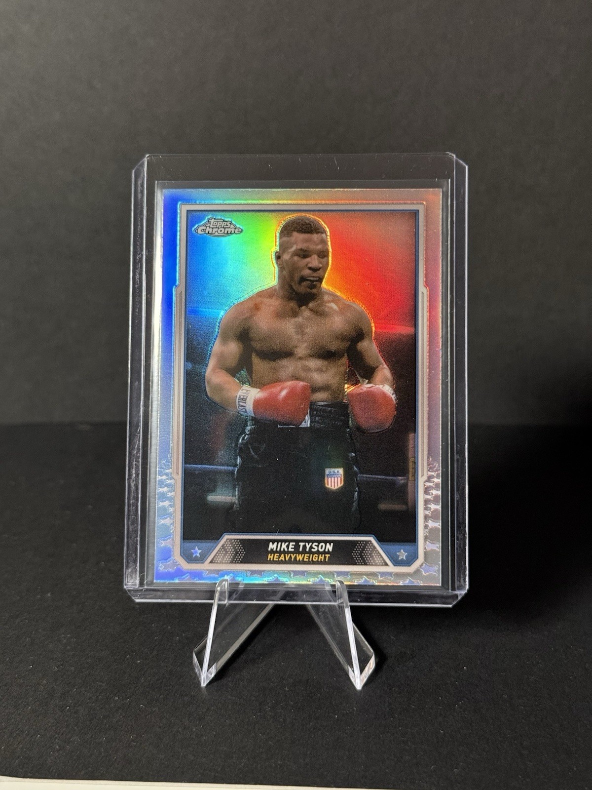 2024 Topps Chrome Boxing Mike Tyson #35 Refractor