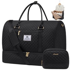 Convertible Garment Bag for Travel with Shoe Compartment, Carry On Garment Du...